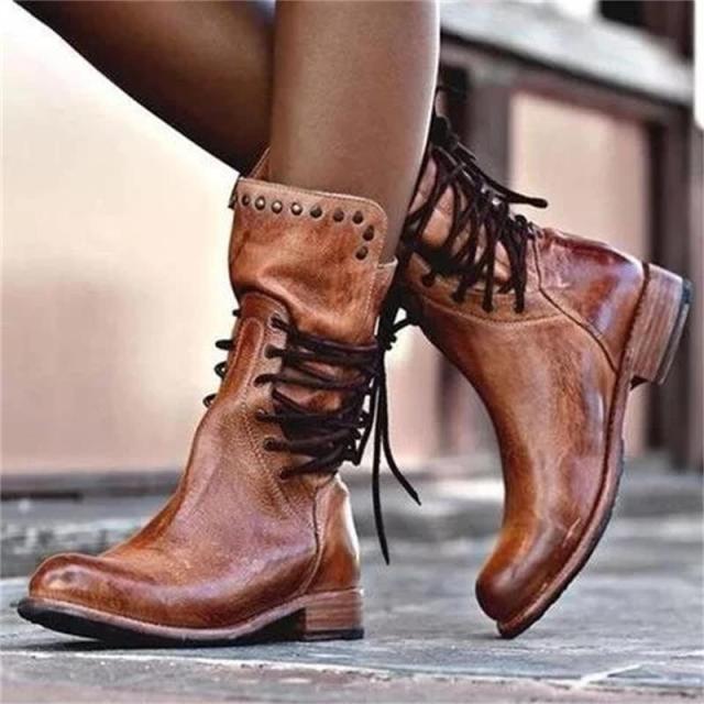 Women’s Genuine Leather Bounty Boots - odysseysoles