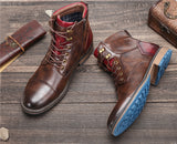 Odysseysoles Men’s Clean Leather Boots - odysseysoles